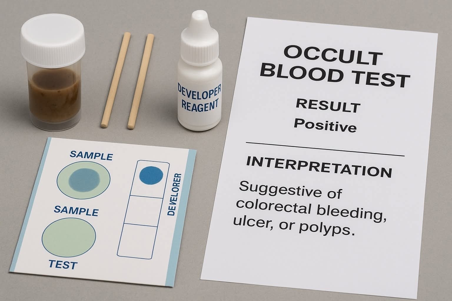 Анализ кала на скрытую кровь